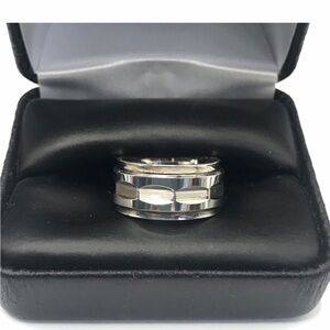 925 Sterling Silver Spinner Band Ring Size 6.5